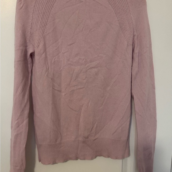 Theory Light Pink Cashmere Sweater - Picture 3 of 6